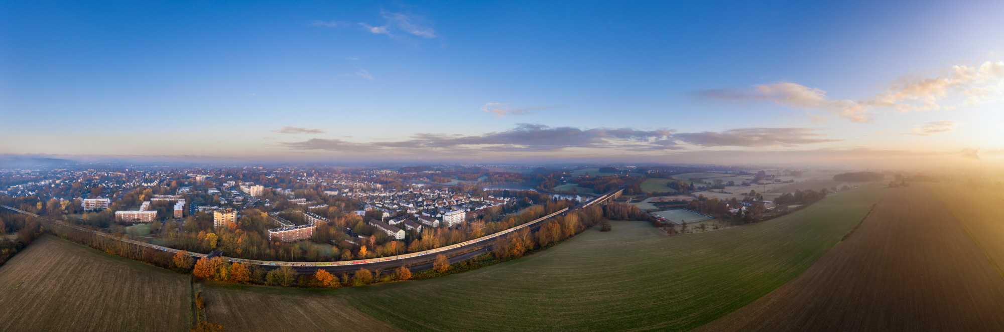 District 'Schildesche' from the air in November 2019.