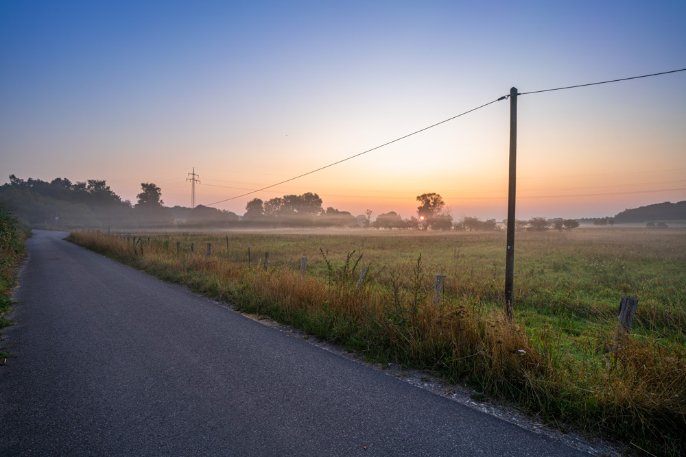 Early morning in the fields (Johannisbachaue, Bielefeld, Germany)