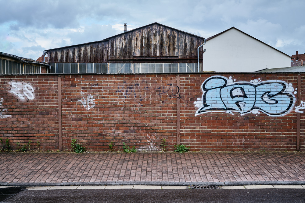 red brick wall in  bad oeynhausen