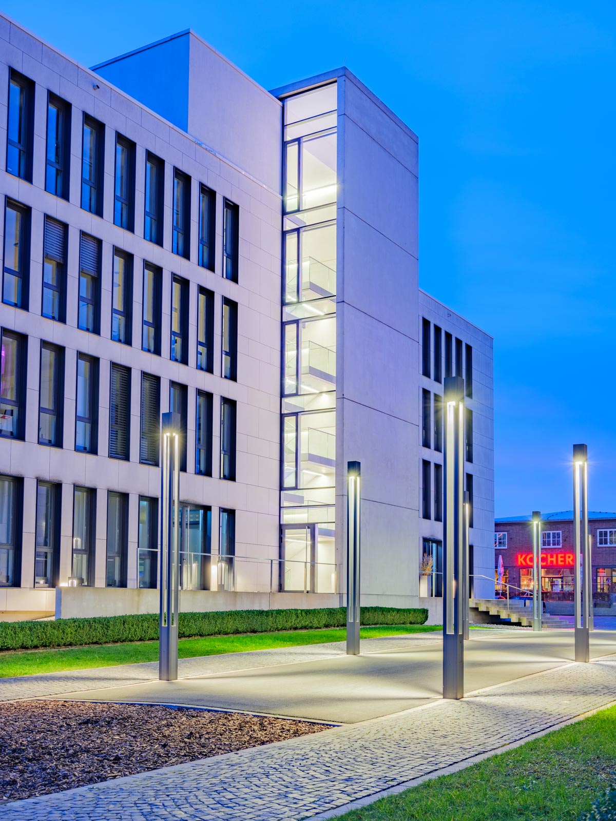 Office building at 'Lenkwerk' (Bielefeld, Germany).