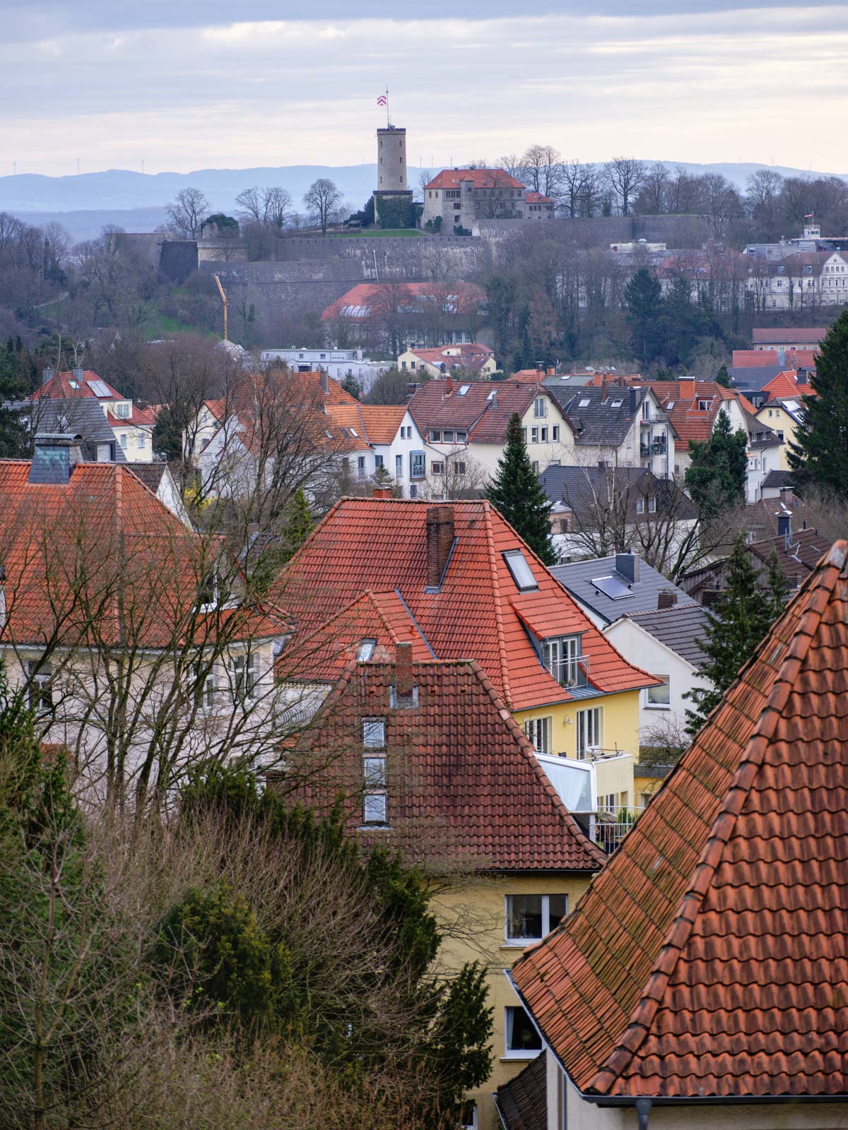 Sparrenburg Castle and district Gadderbaum.