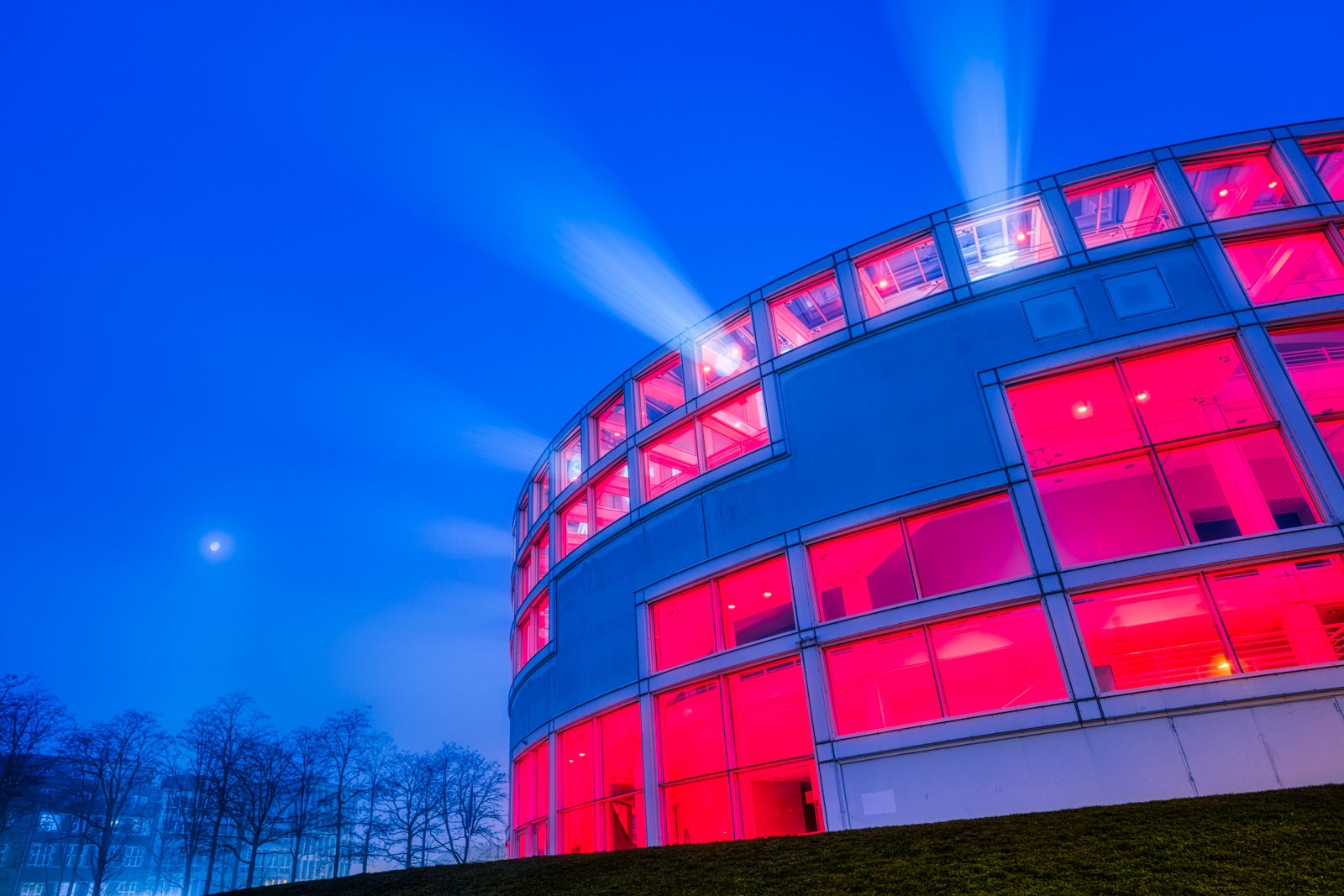 Conference hall (Stadthalle) on January 1, 2021 (Bielefeld, Germany).