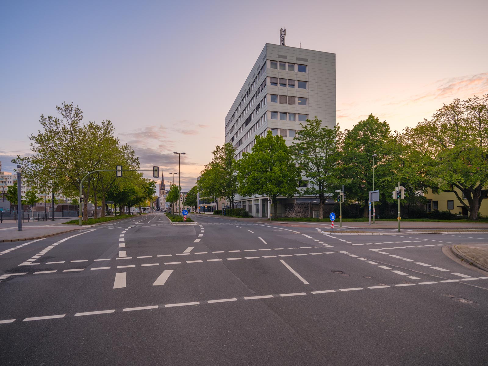 Police station at the 'Kesselbrink' in May 2021 (Bielefeld, Germany).