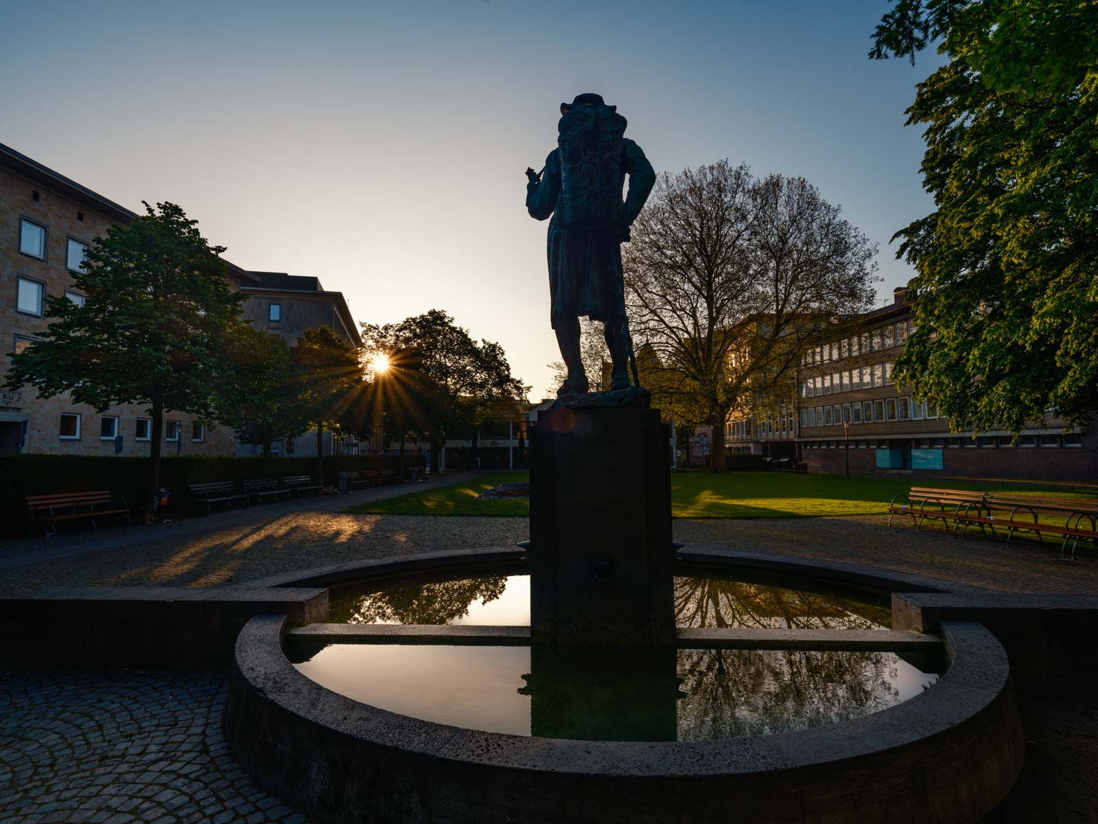 The Linen Weavers' Monument (Bielefeld, Germany).