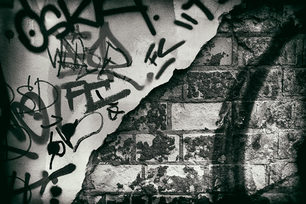 wall & graffiti at Alfred-Bozi-Strasse in Bielefeld