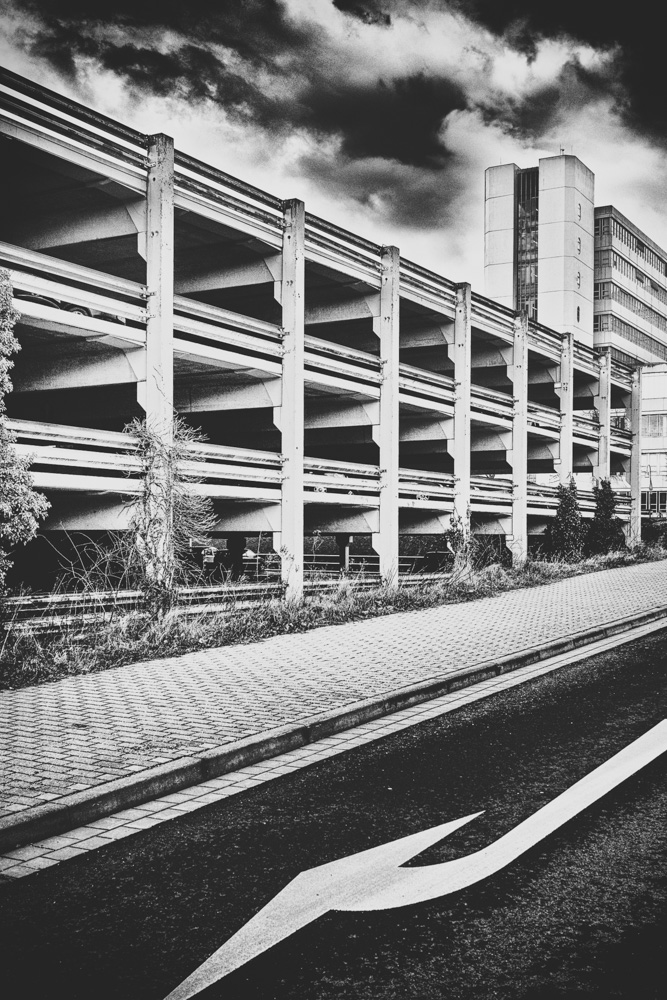 car park at the bielefeld university