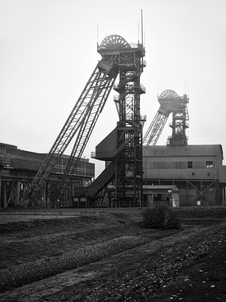 coal mine westfalen - mining towers 