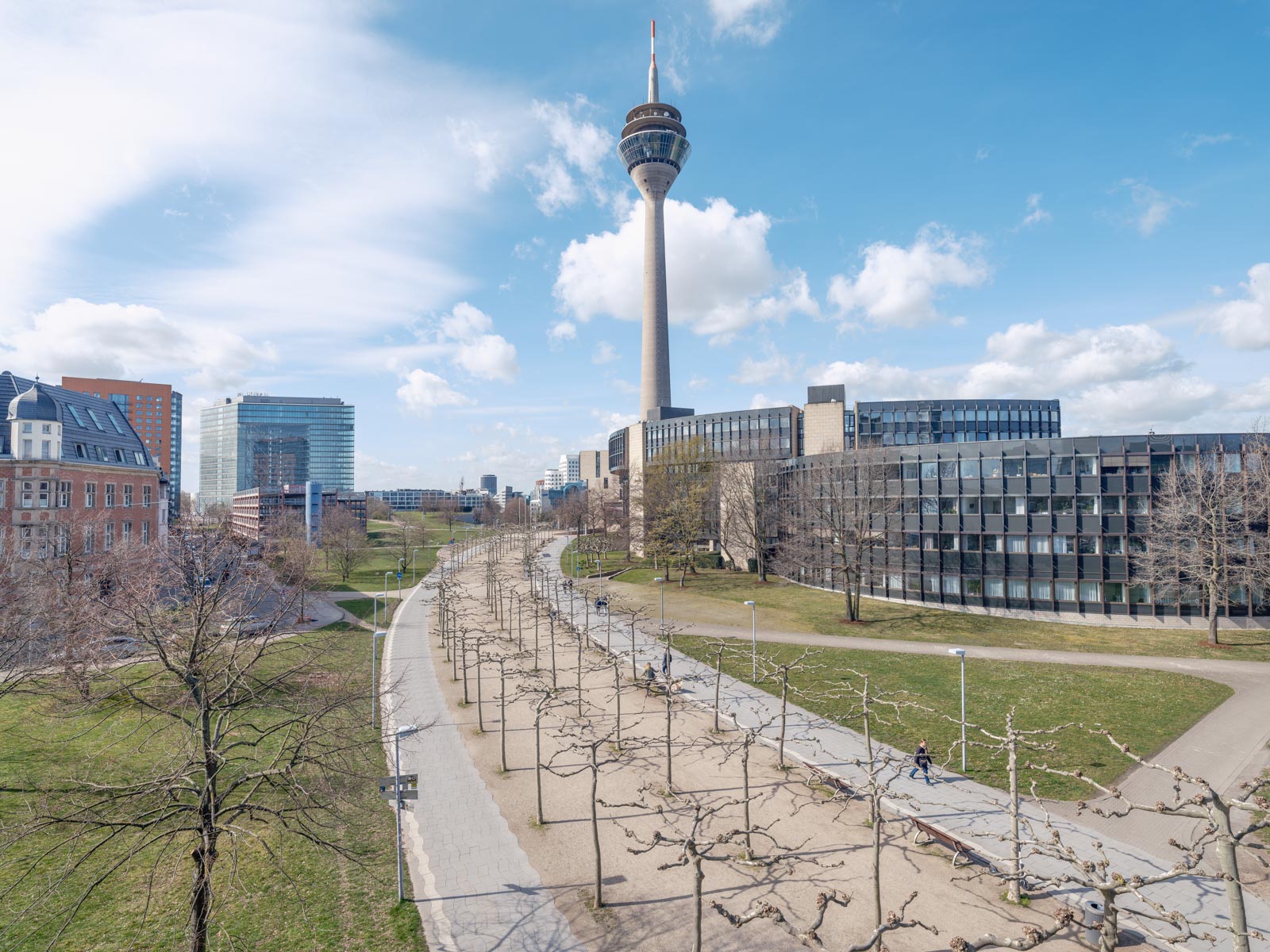 State Parliament House NRW and Government Quarter (Düsseldorf, Germany).